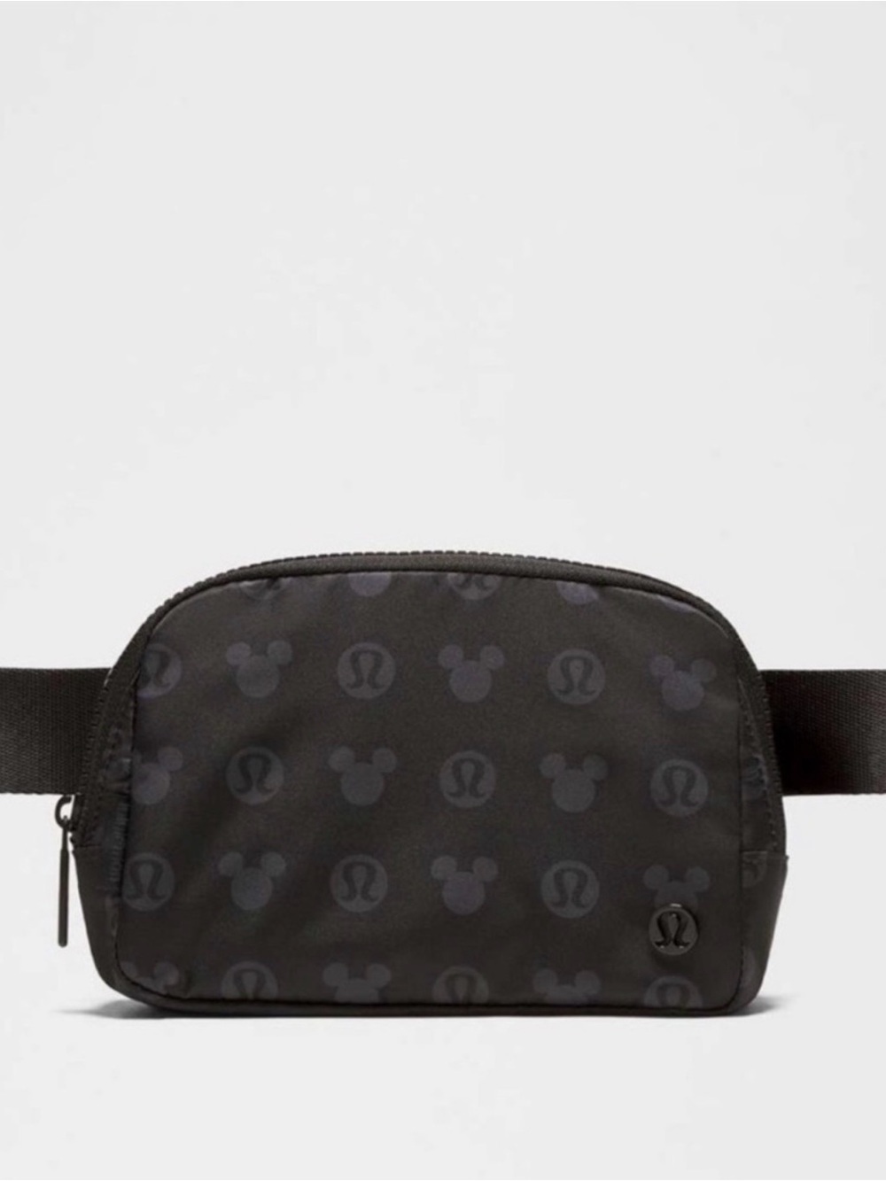 lululemon athletica Black Mickey Logo Waist Pack